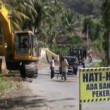 Perbaikan Jalur Ponorogo – Trenggalek di desa Pangkal